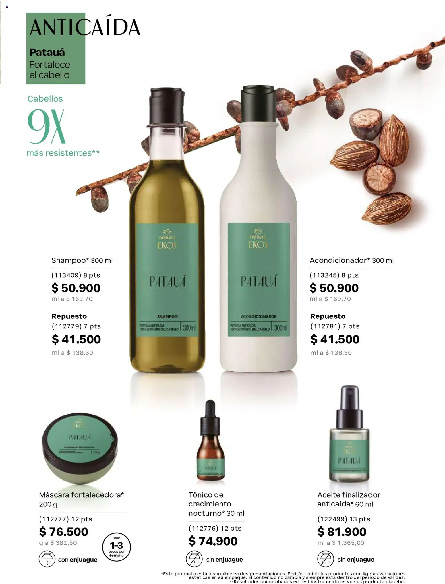 Natura revista - valida desde el 23/09/2026 | Página: 169 | Productos: Shampoo, Máscara, Acondicionador, Aceite