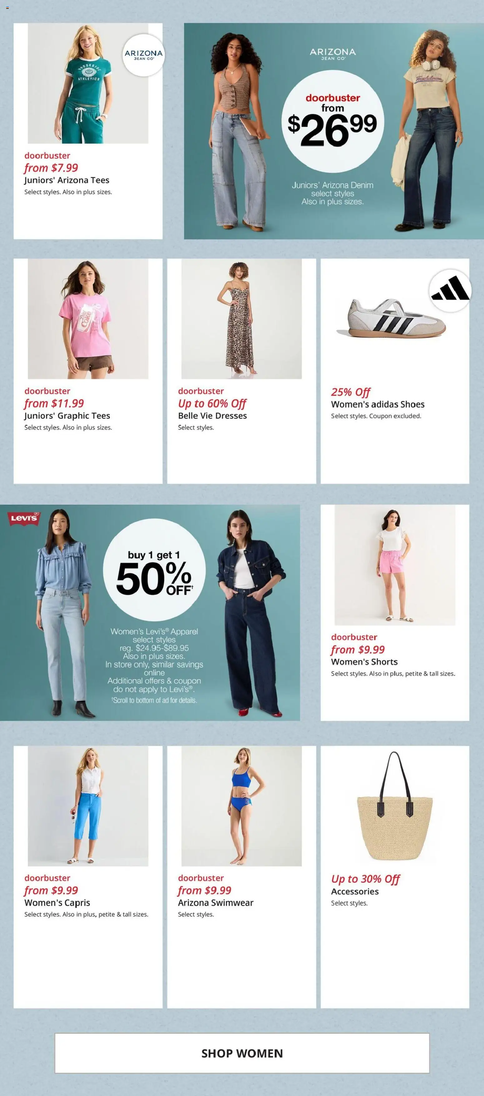 JCPenney Weekly Ad - valid from 07/24/2026 | Page: 3 | Products: Swimwear, Shorts