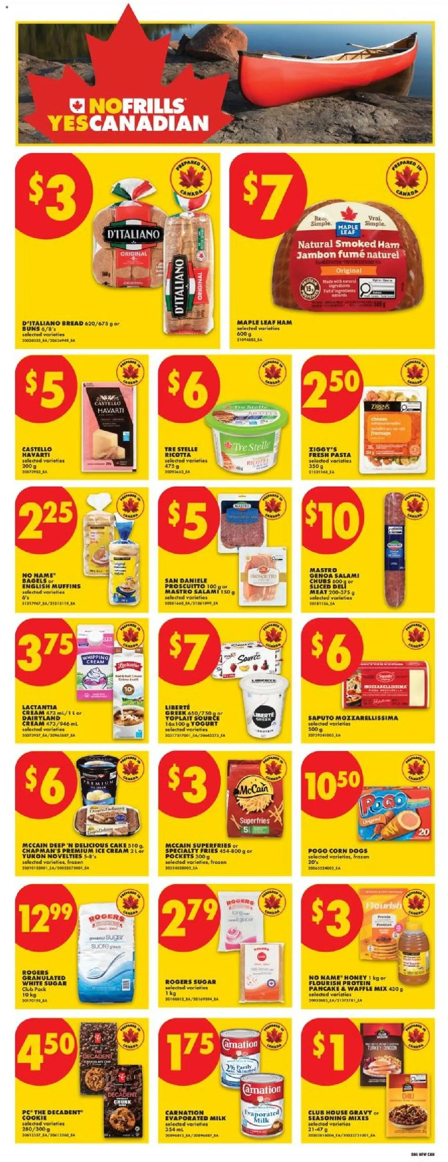 No Frills flyer valid from Oct 1, 2026 | Page: 15 | Products: Sugar, Fries, Ricotta, Protein