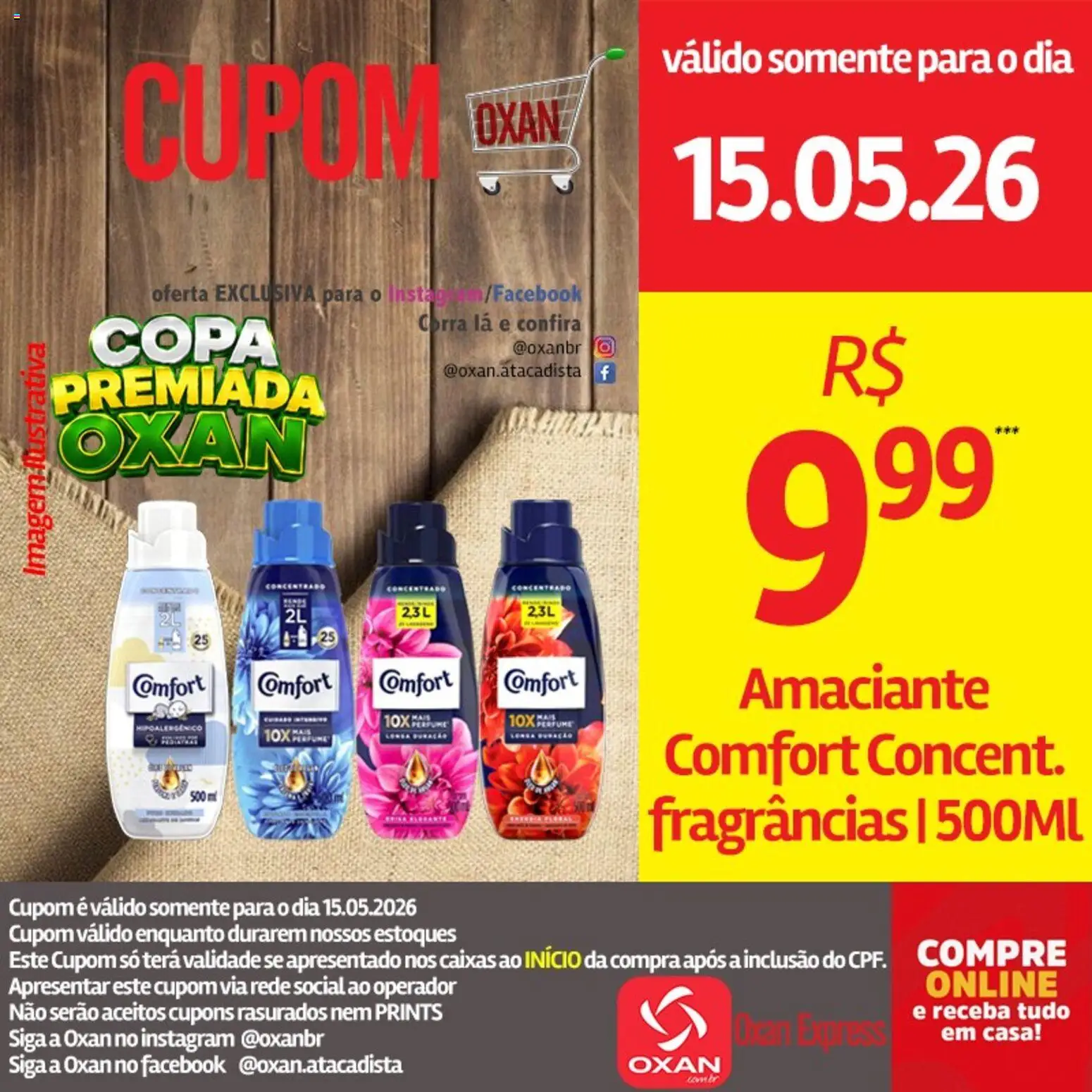 Oxan Atacadista Folheto - válido de 15.05.2026 | Página: 15 | Produtos: Copa, Amaciante