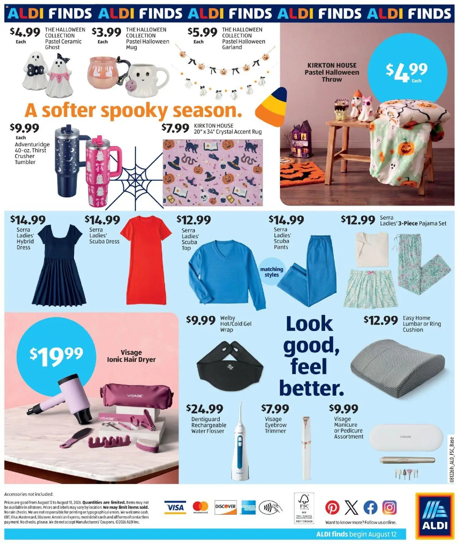 Aldi In Store Ad - valid from 08/12/2026 | Page: 2 | Products: Ring, Pants, Dress, Hair dryer
