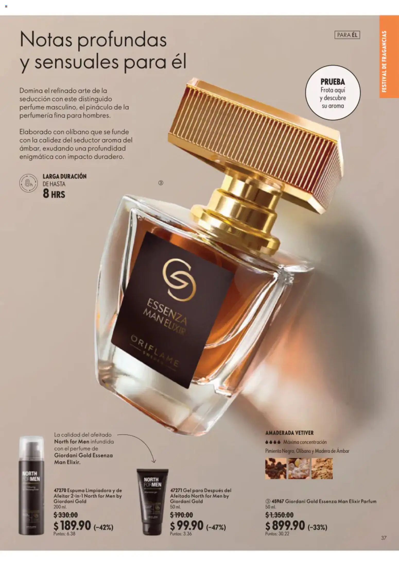 Nuevas ofertas de Oriflame válidas en toda la República Mexicana desde el 22/08/2026. ¡Encuentra las mejores ofertas en Oriflame campaña 12 2026! | Página: 37 | Productos: Pimienta, Espuma, Perfume