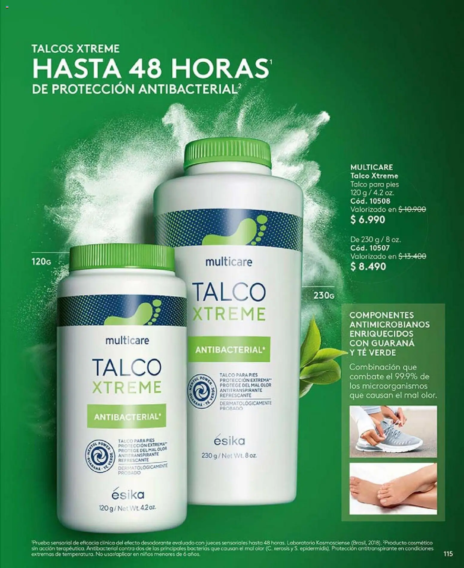 Catálogo Ésika Campaña 4 │ válido desde el 15.02.2026 | Página: 115 | Productos: Desodorante, Antitranspirante, Té