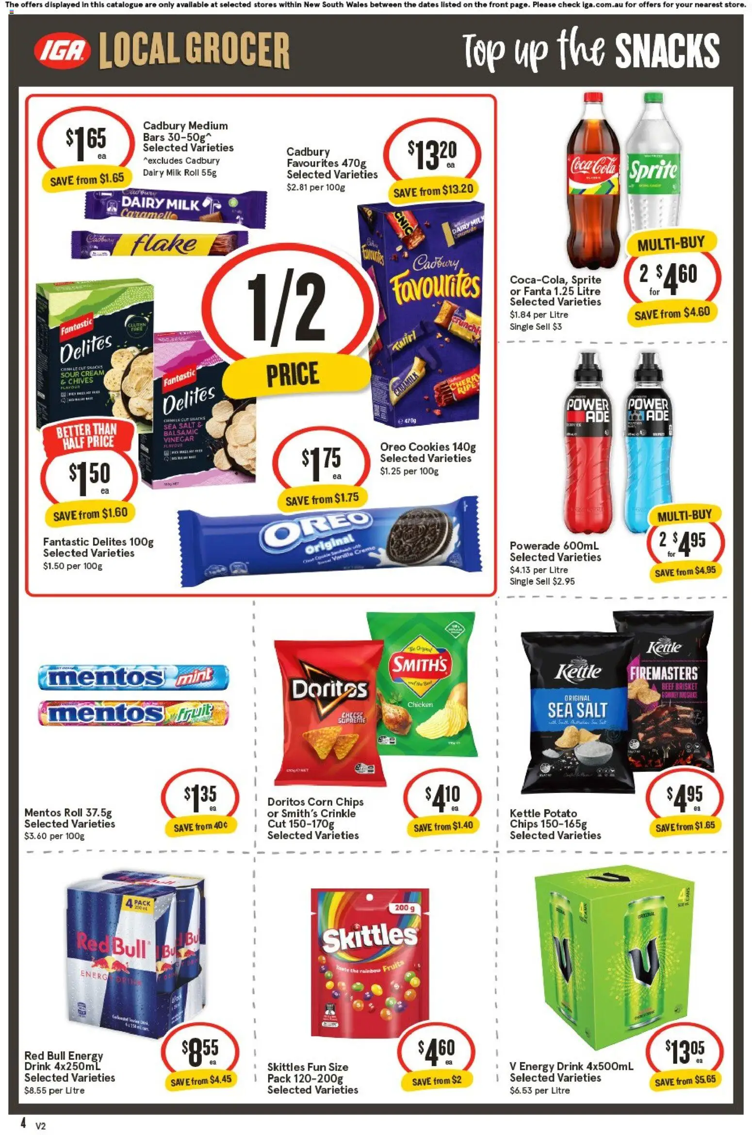 IGA catalogue - valid from 01/07/2026 | Page: 5 | Products: Milk, Dairy, Sour cream, Salt