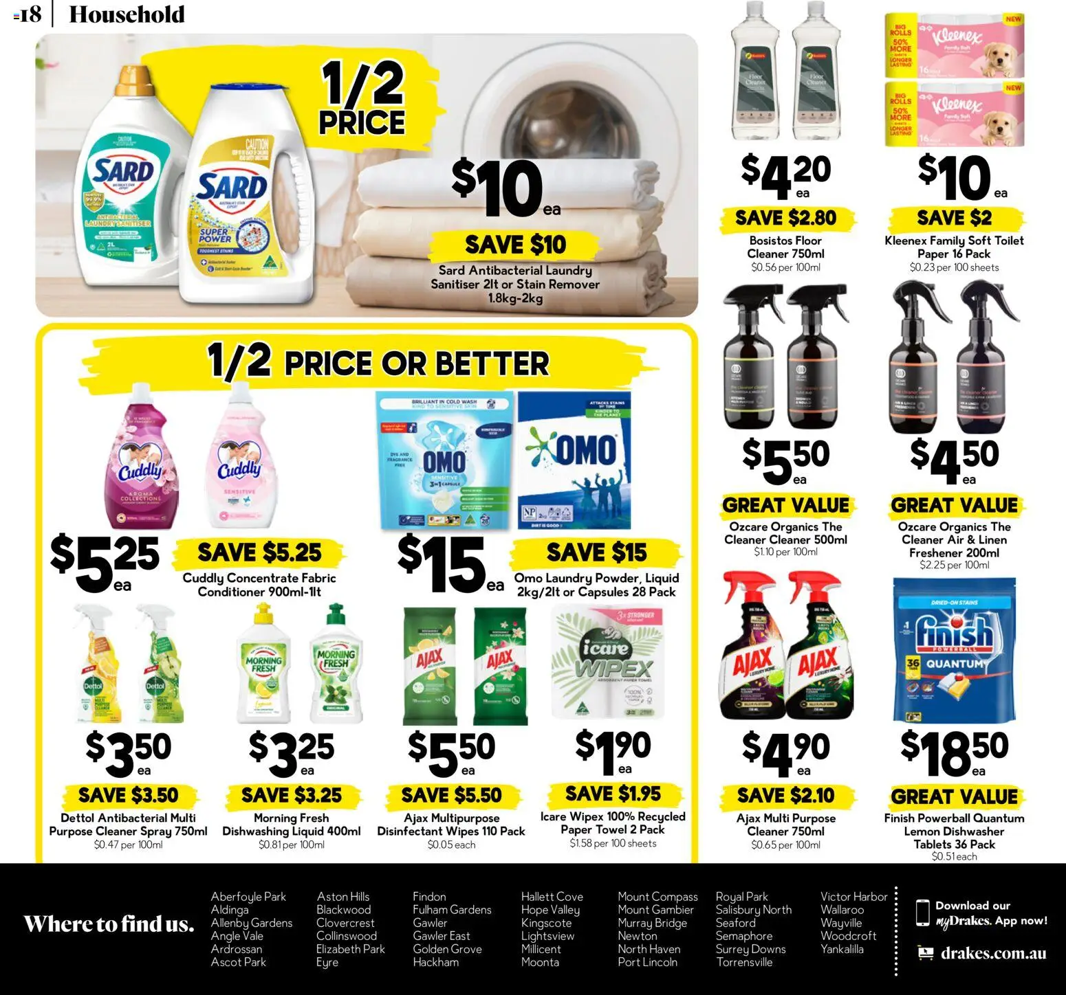Drakes catalogue - valid from 02/09/2026 | Page: 18 | Products: Household, Cleaner, Stain remover, Capsules