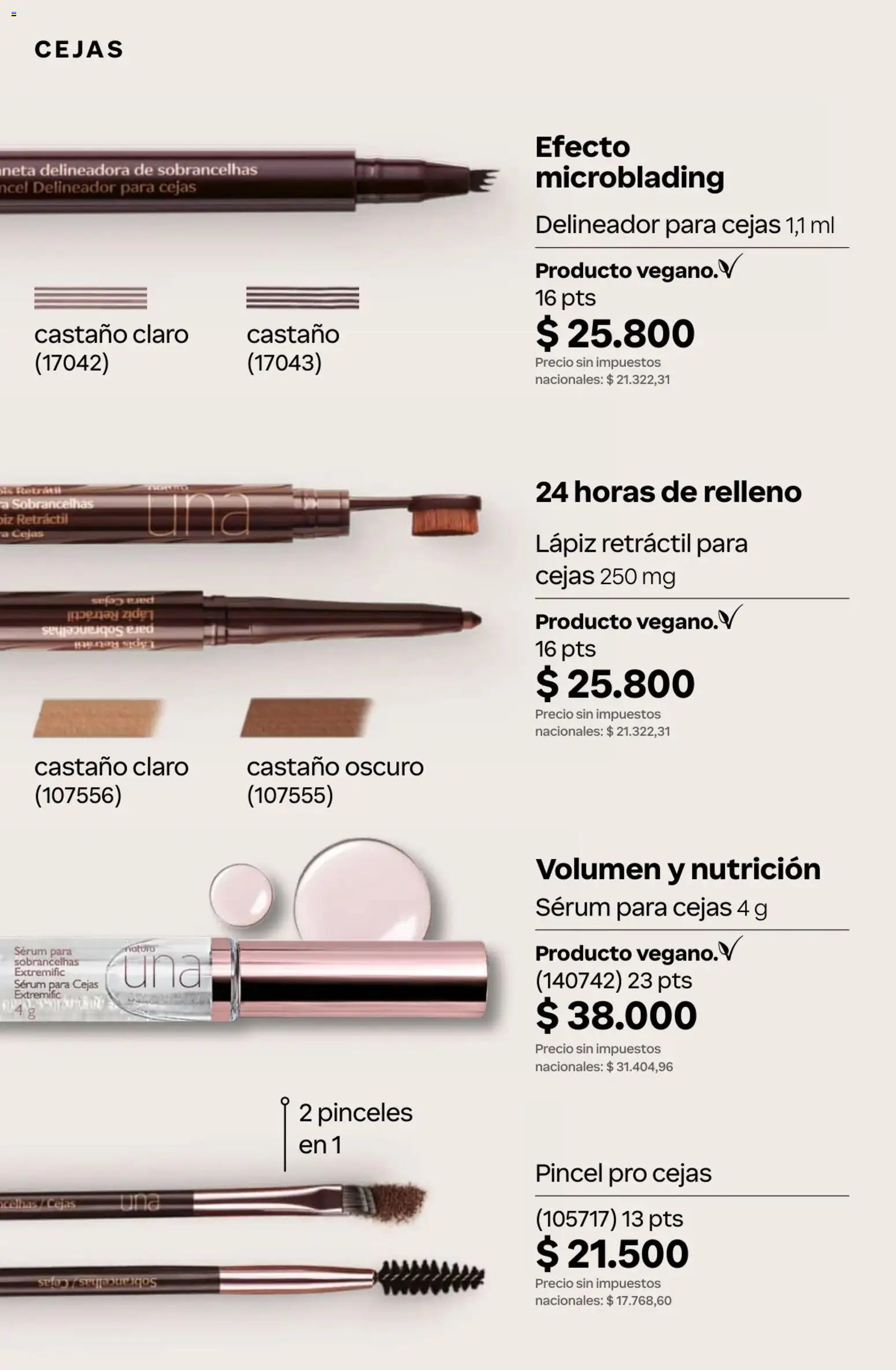 Catálogo Natura Ciclo 13 │ válido desde el 02/09/2026 | Página: 160 | Productos: Pincel, Serum, Delineador
