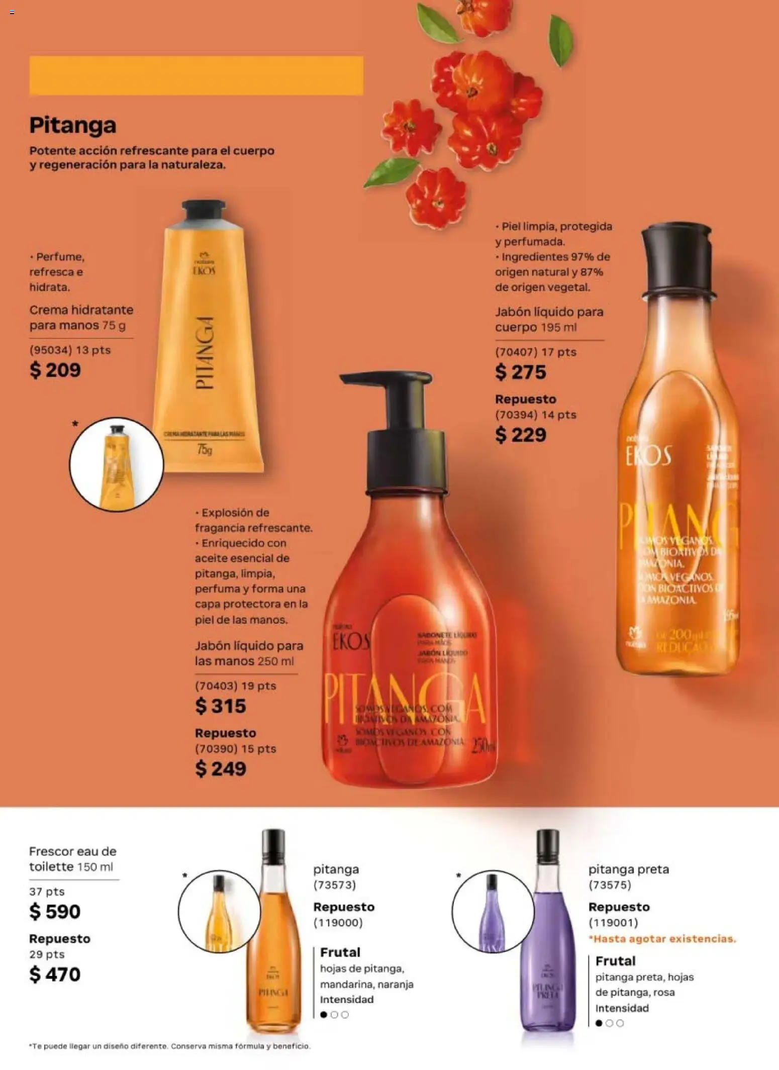Nuevas ofertas de Natura válidas en toda la República Mexicana desde el 10/07/2026. ¡Encuentra las mejores ofertas en Natura campaña 11 2026! | Página: 105 | Productos: Crema, Ingredientes, Fragancia, Eau de toilette