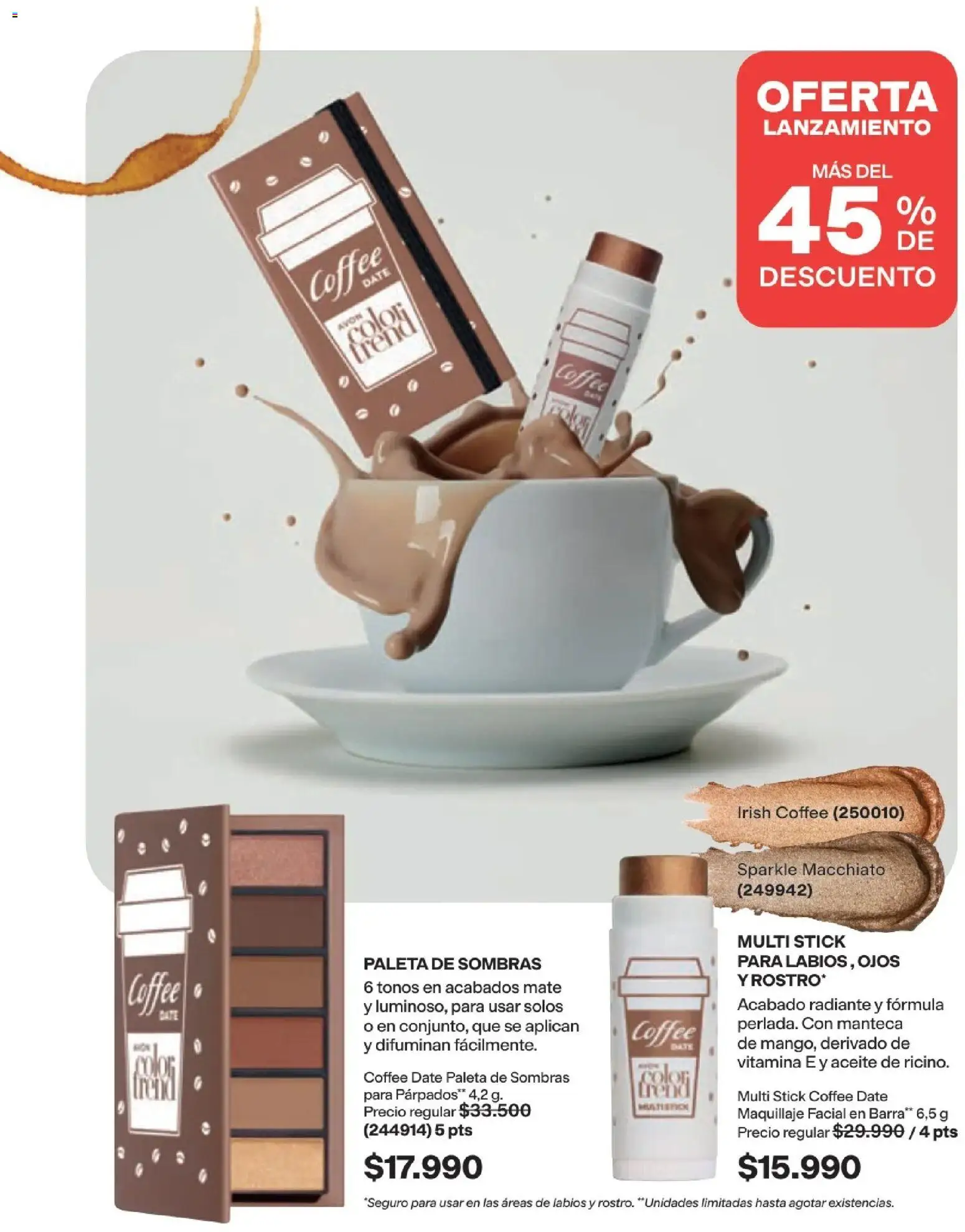 Avon revista - valida desde el 19/09/2026 | Página: 10 | Productos: Maquillaje, Manteca, Aceite