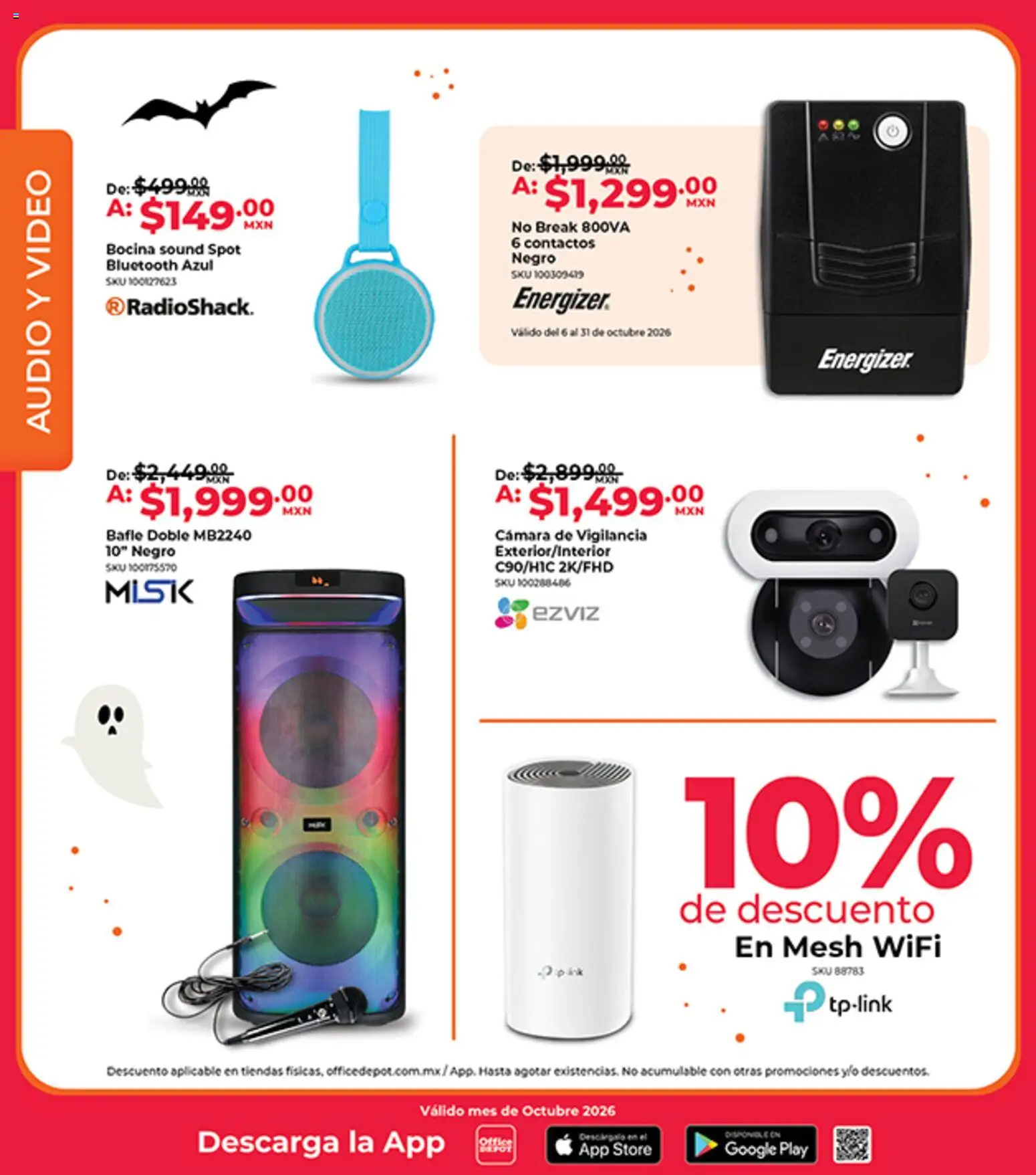 Nuevas ofertas de Office Depot válidas en toda la República Mexicana desde el 01/10/2026. ¡Encuentra las mejores ofertas en Office Depot catálogo! | Página: 16
