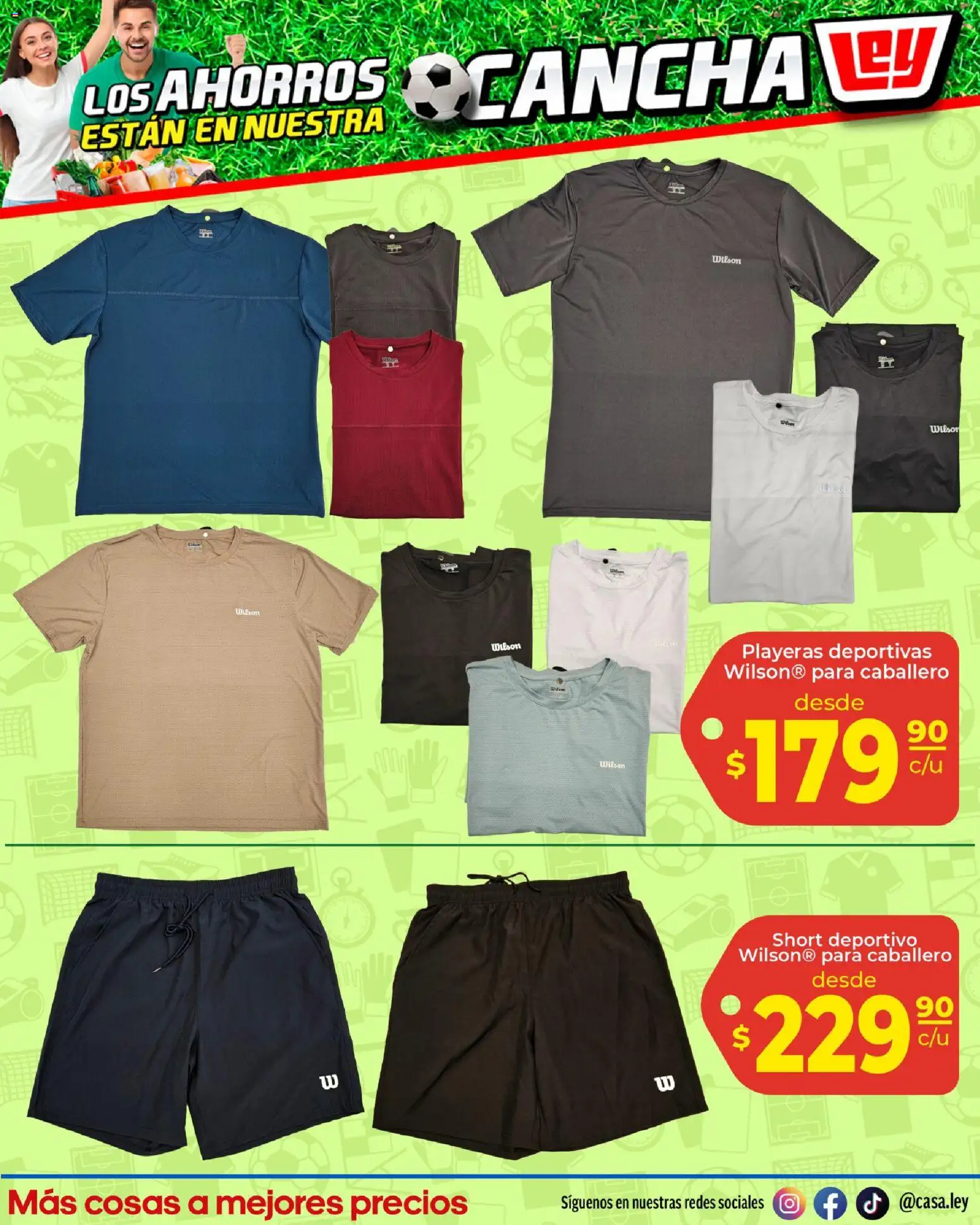 Nuevas ofertas de Casa Ley válidas en toda la República Mexicana desde el 11.06.2026. ¡Encuentra las mejores ofertas en Casa Ley folleto Día del Padre con Con Mundial 2026! | Página: 6 | Productos: Short