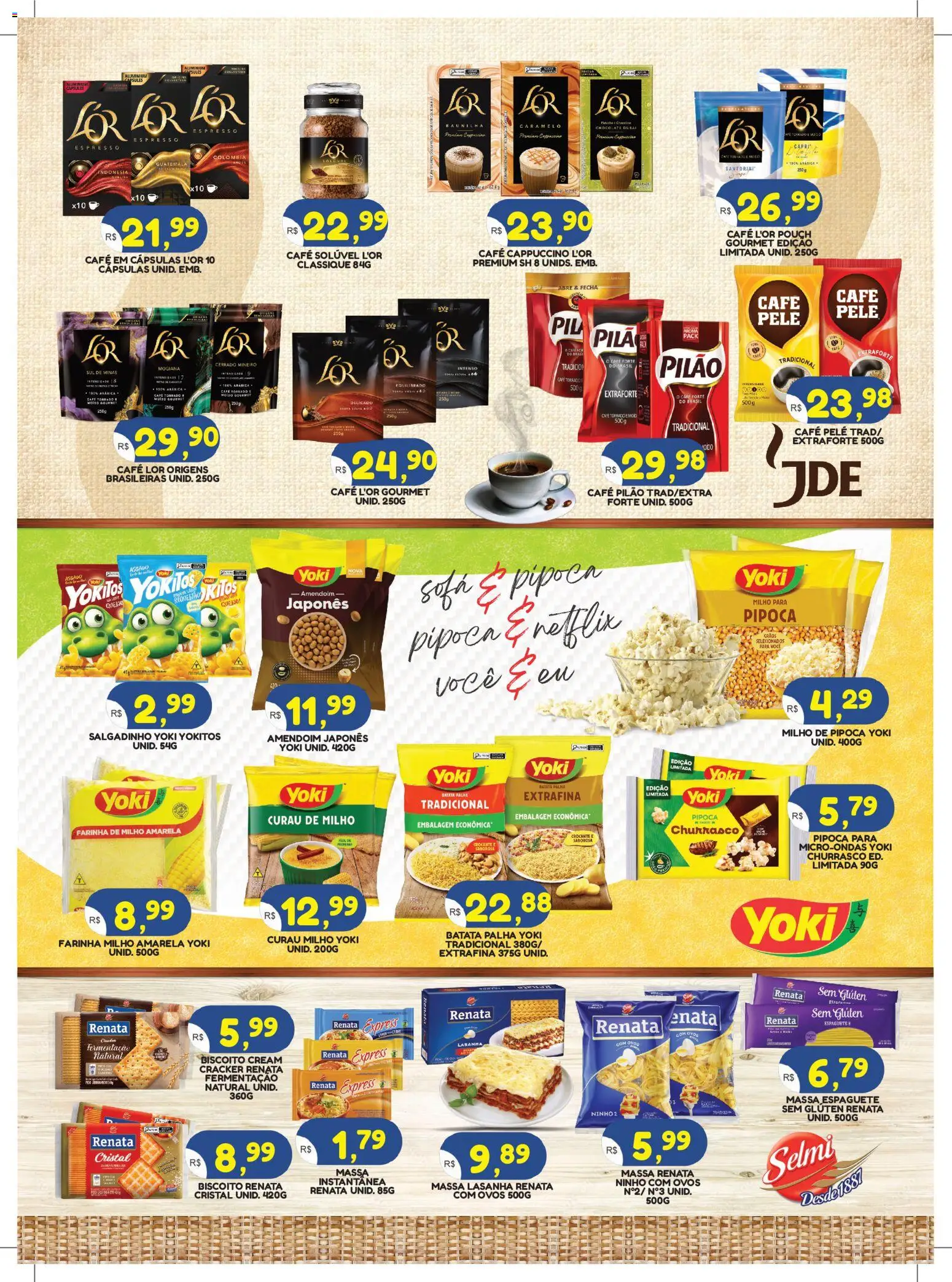 Bramil Supermercados Folheto - válido de 03/07/2026 | Página: 6 | Produtos: Sofá, Chocolate, Massa, Lasanha