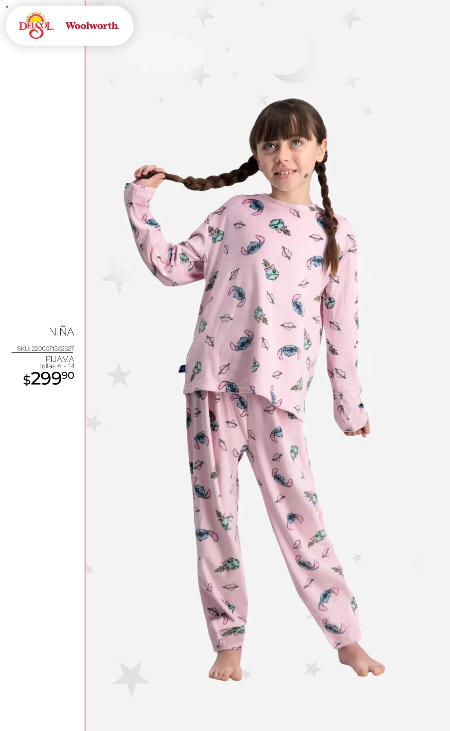 Nuevas ofertas de Del Sol y Woolworth válidas en toda la República Mexicana desde el 01/10/2026. ¡Encuentra las mejores ofertas en Del Sol y Woolworth catálogo Pijamas! | Página: 18