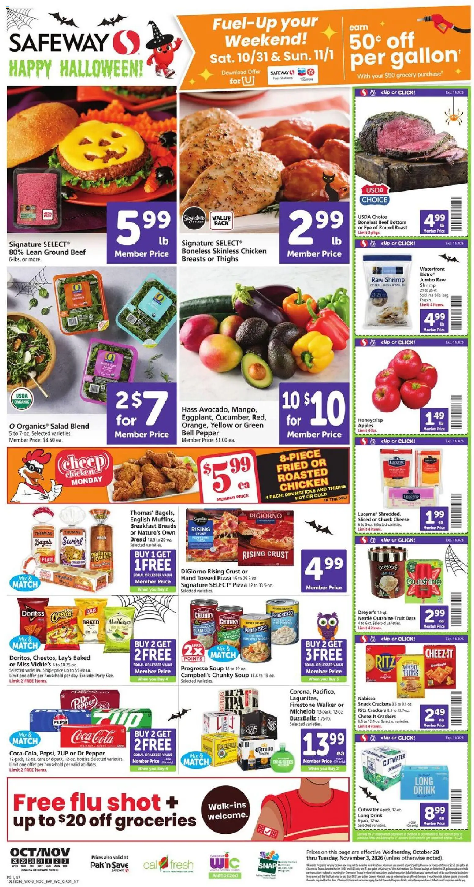 Safeway Weekly Ad | 10/28 - 11/03 2026 | Sale