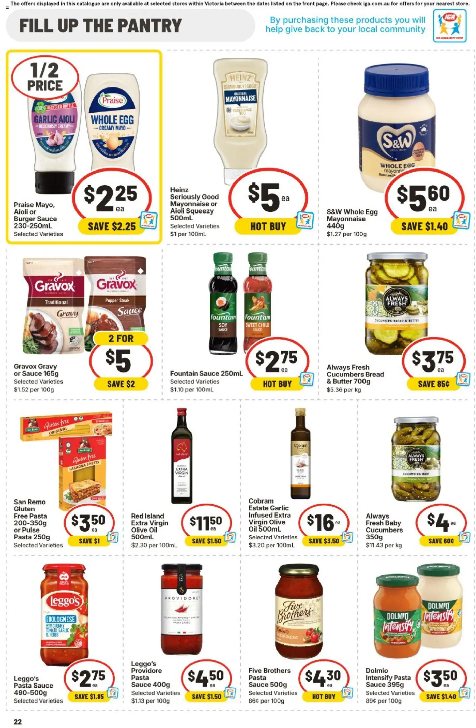 Ritchies catalogue - valid from 11.03.2026 | Page: 21 | Products: Oil, Pasta, Olive oil, Fountain