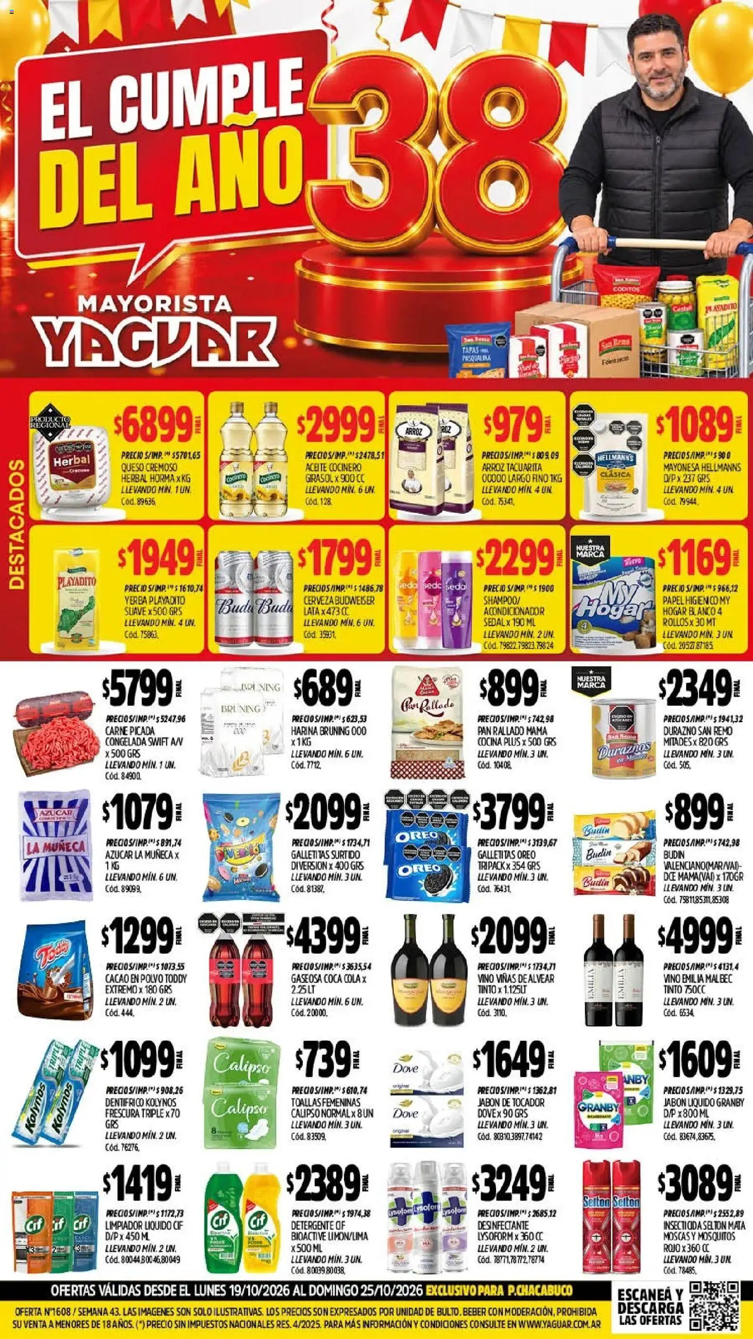Yaguar - Oferta Semanal Parque Chacabuco │ válido desde el 19/10/2026 | Página: 1