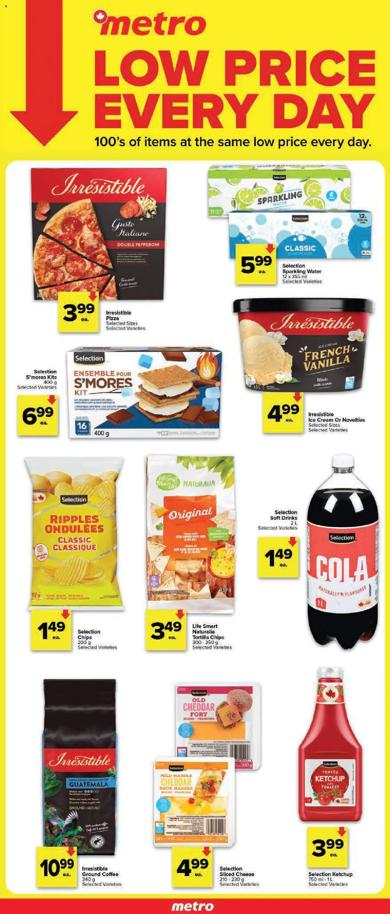 Metro flyer valid from 11.06.2026 | Page: 1 | Products: Chips, Ketchup, Ice cream, Cheese