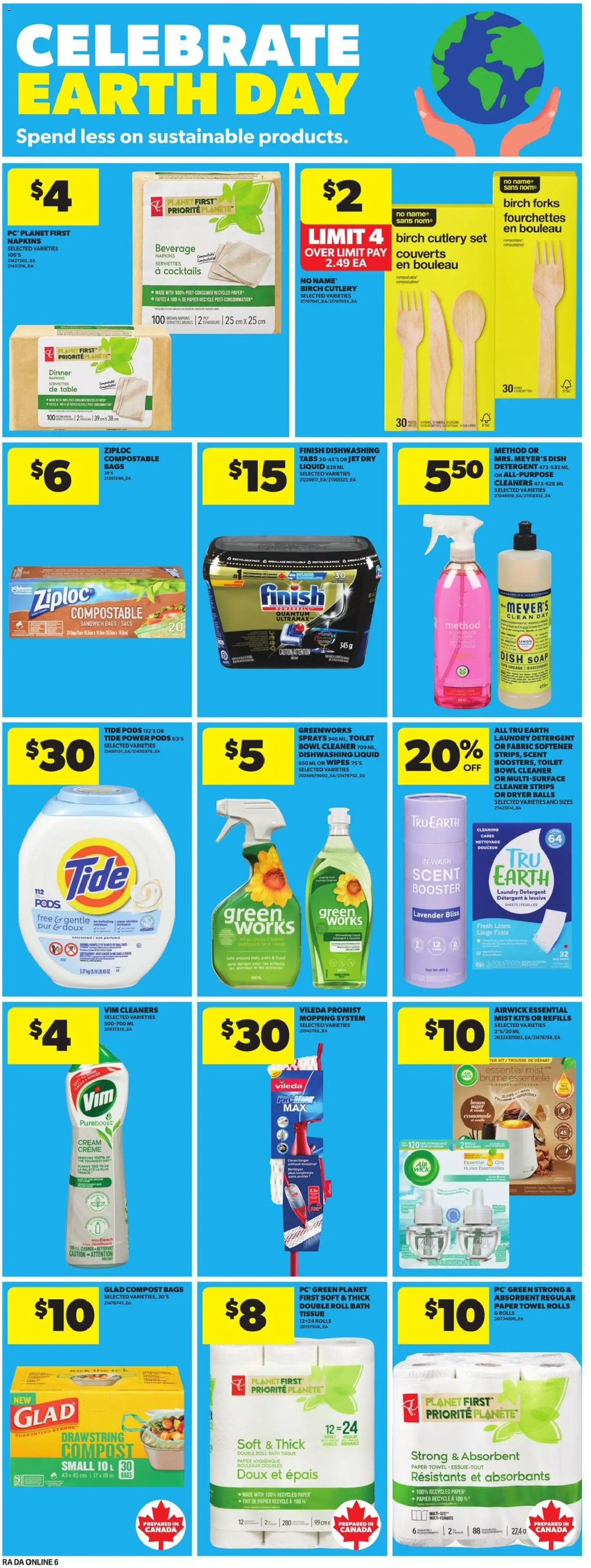 Atlantic Superstore flyer valid from 16.04.2026 | Page: 17 | Products: Cream, Soap, Fabric softener, Bath
