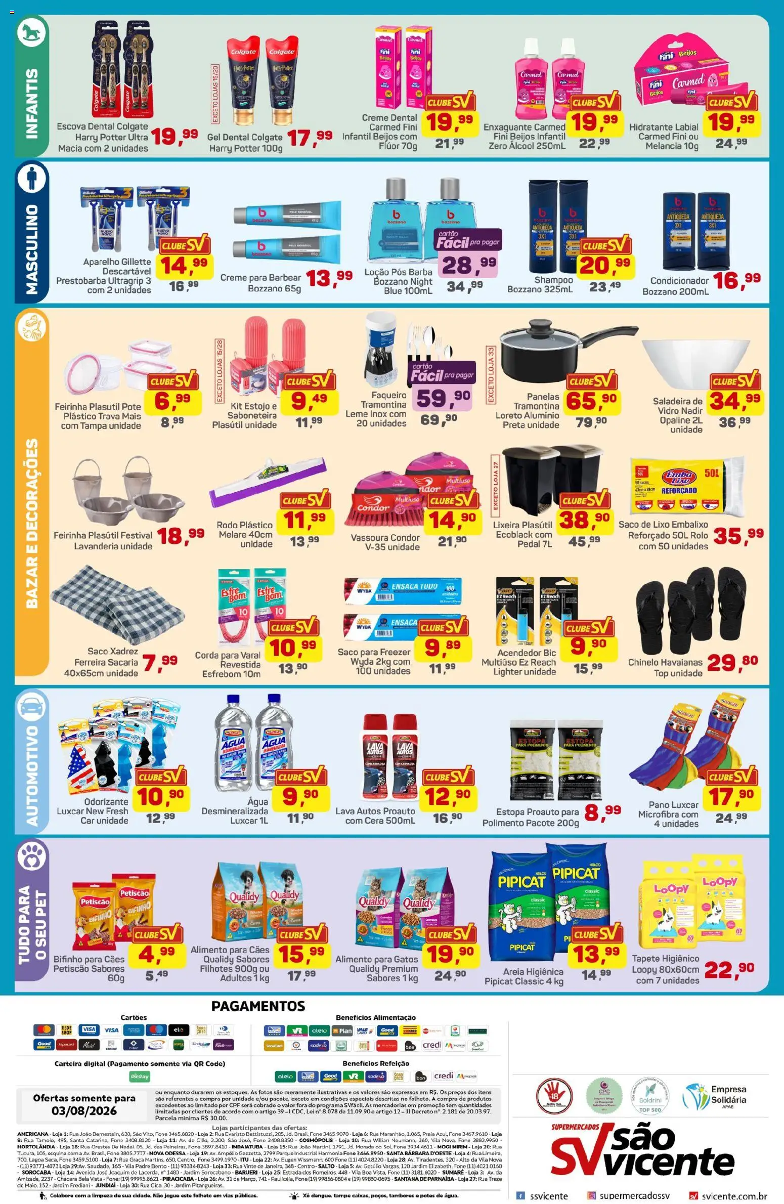 Supermercados São Vicente Folheto - válido de 03/08/2026 | Página: 2