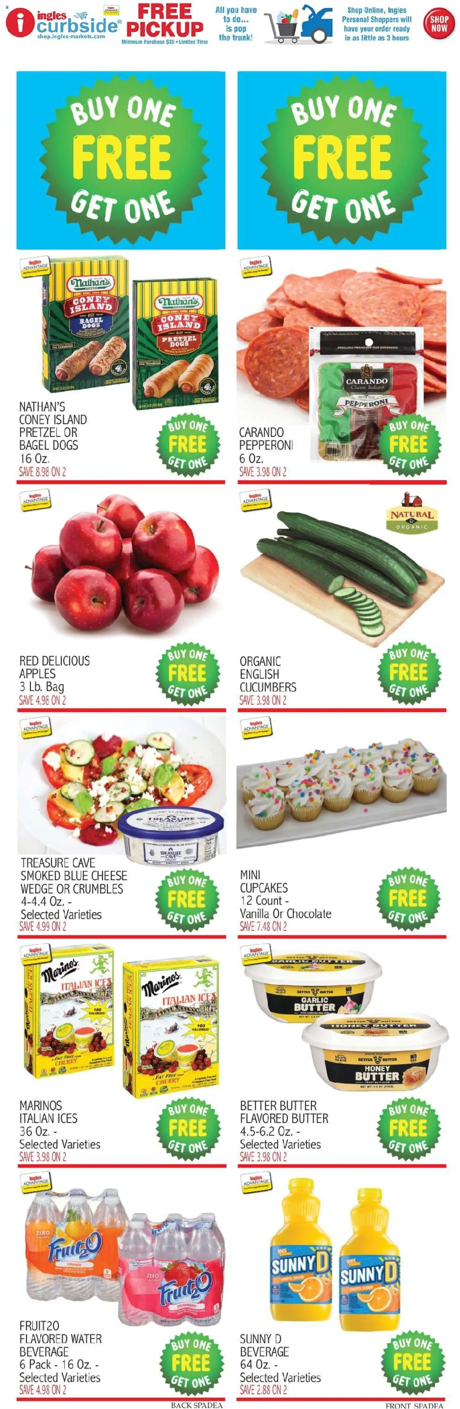 Ingles - Weekly flyer - valid from 10.06.2026 | Page: 9 | Products: Pan, Chocolate, Apples, Water