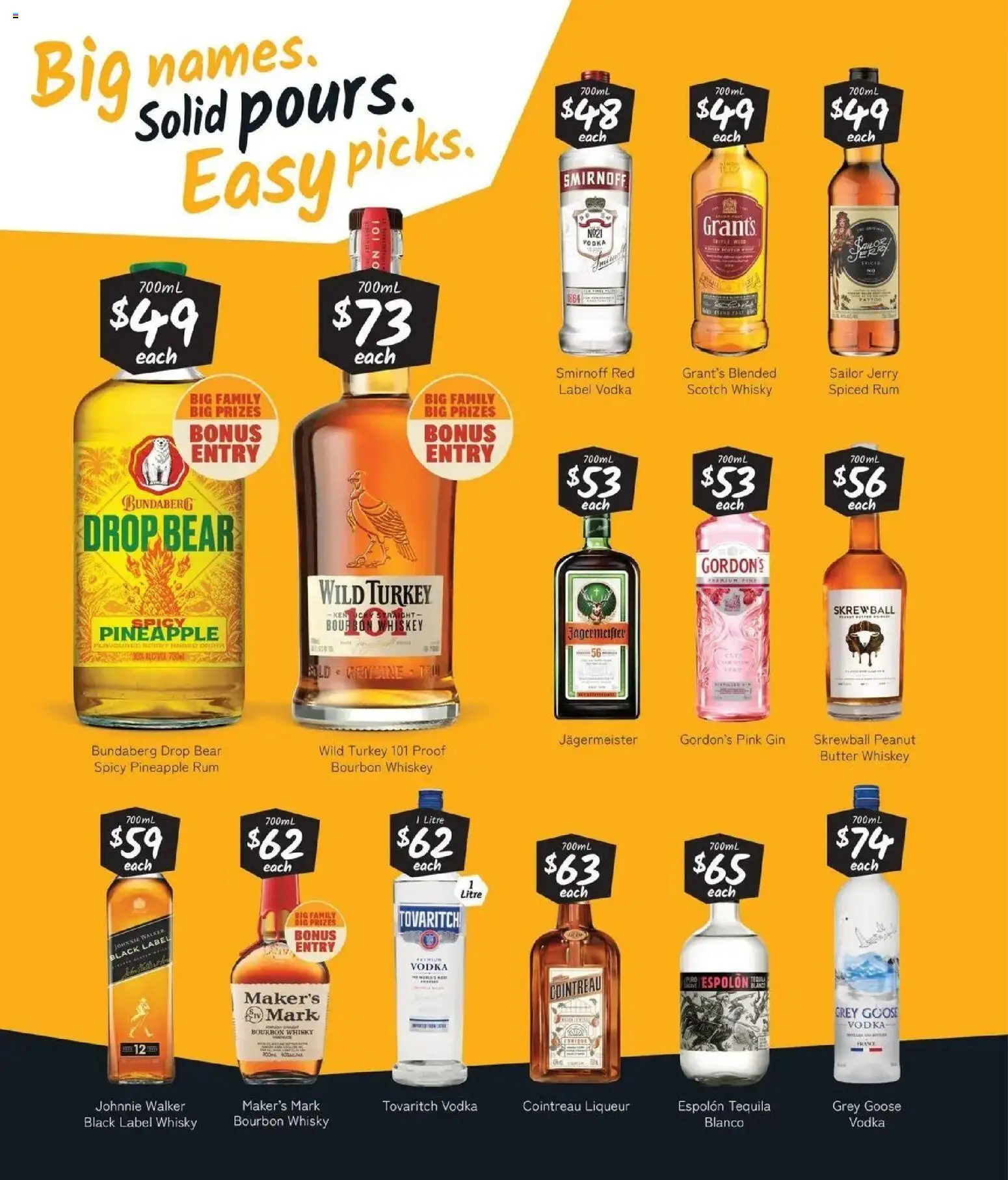 Cellarbrations catalogue - valid from 13/07/2026 | Page: 4 | Products: Vodka, Whiskey, Scotch, Turkey
