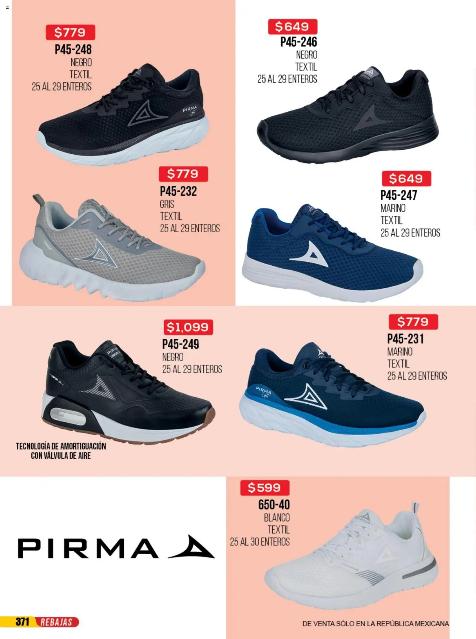 Nuevas ofertas de Cklass válidas en toda la República Mexicana desde el 23/06/2026. ¡Encuentra las mejores ofertas en Cklass catálogo Rebajas sobre rebajas calzado! | Página: 372 | Productos: Válvula