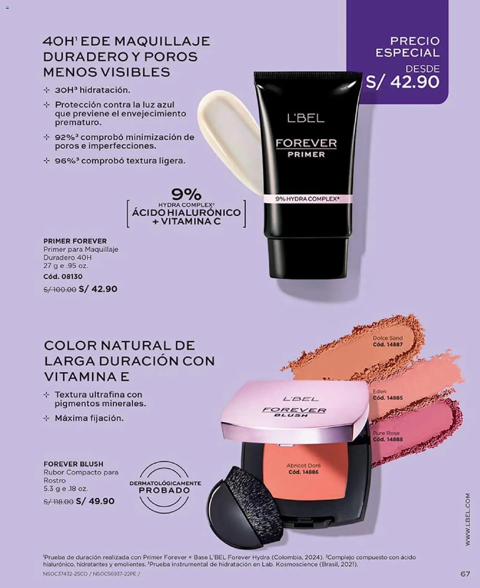Catálogo L'Bel válido desde 16.05.2026 | Página: 71 | Productos: Maquillaje, Rubor