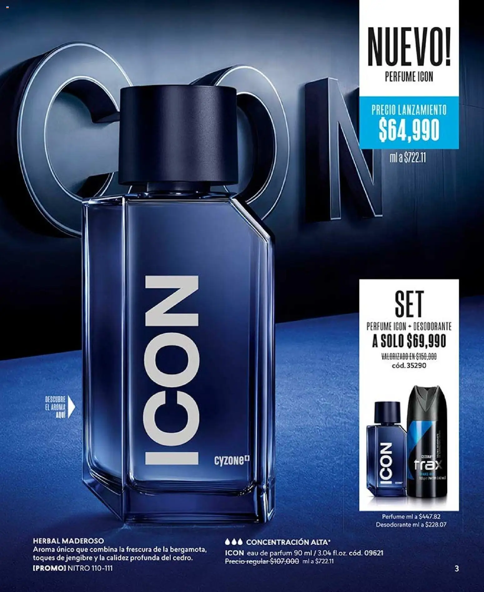 CyZone revista - valida desde el 17/08/2026 | Página: 3 | Productos: Jengibre, Perfume, Desodorante