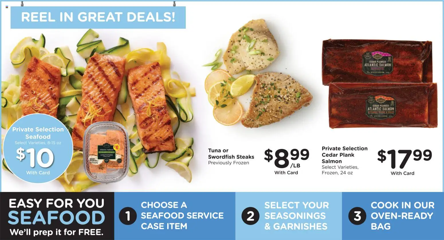 Kroger Weekly Ad - valid from 07/15/2026 | Page: 12 | Products: Seafood, Case