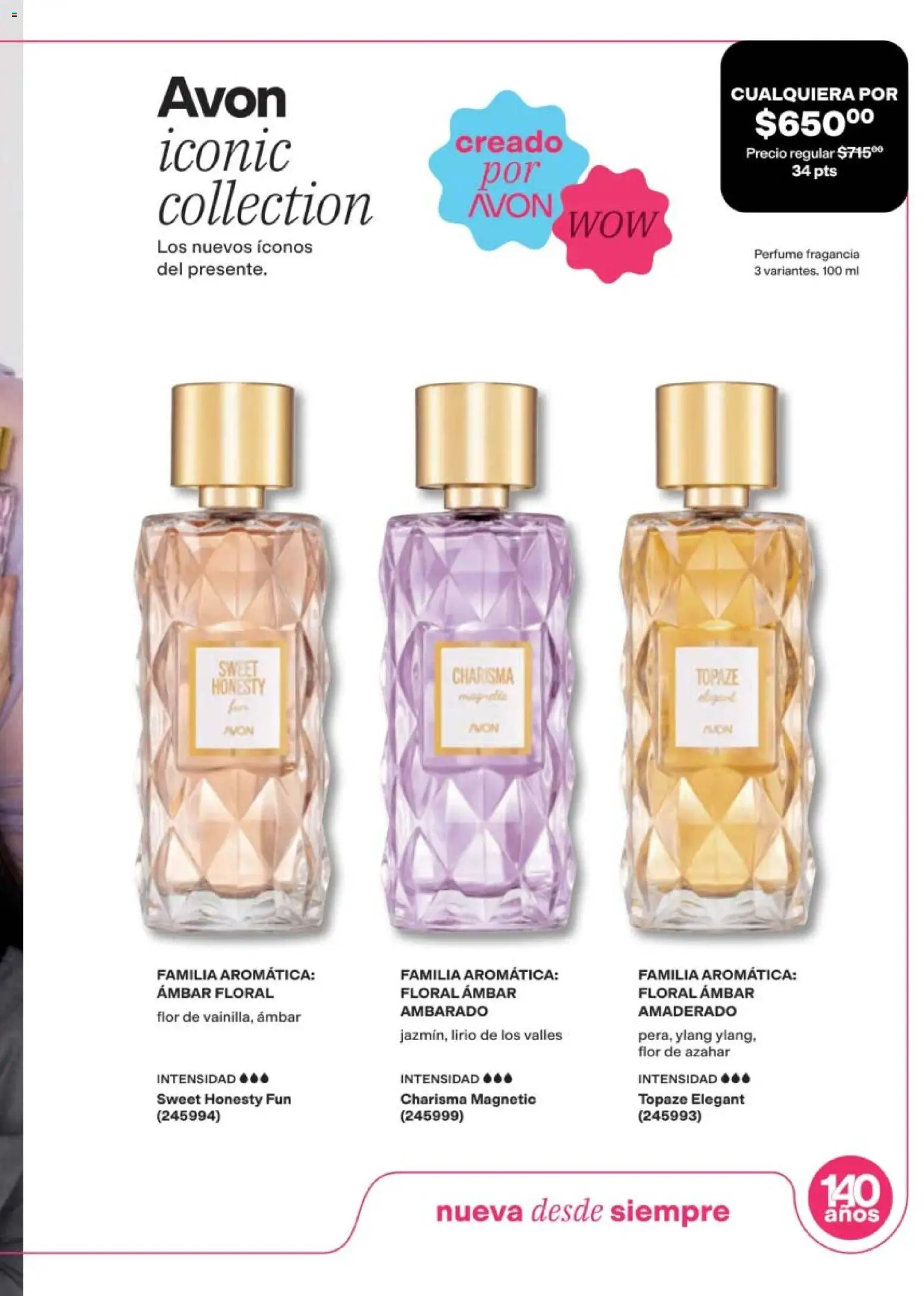 Nuevas ofertas de AVON válidas en toda la República Mexicana desde el 11/09/2026. ¡Encuentra las mejores ofertas en AVON campaña 14 2026! | Página: 11 | Productos: Perfume, Fragancia