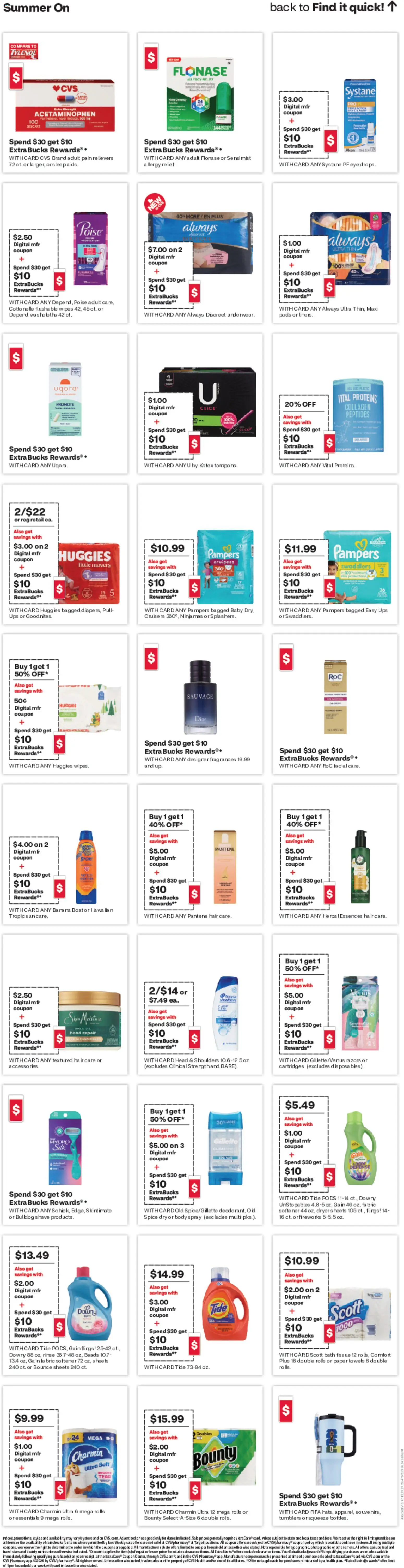 CVS Pharmacy Weekly Ad - valid from 14.06.2026 | Page: 21 | Products: Bath, Conditioner, Pads, Dryer