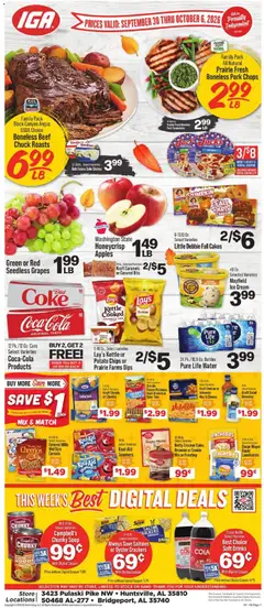 Preview of IGA weekly ads valid from 09/30/2026 | Page: 1