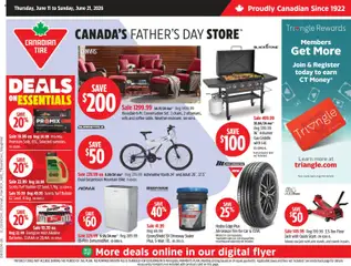 Preview of Canadian Tire weekly flyer from shop Canadian Tire valid from 11.06.2026
