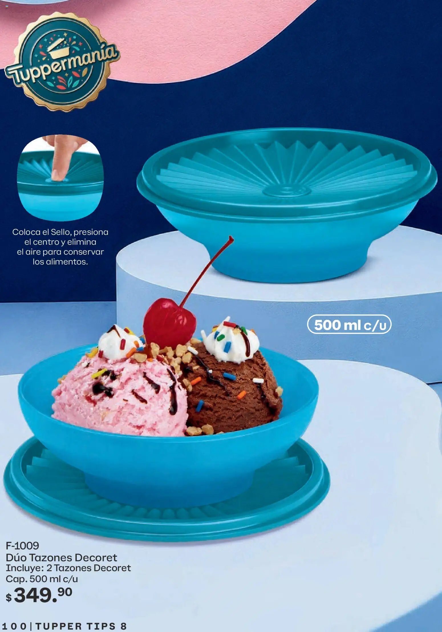Nuevas ofertas de Tupperware válidas en toda la República Mexicana desde el 13/07/2026. ¡Encuentra las mejores ofertas en Tupperware catálogo! | Página: 100 | Productos: Tupper