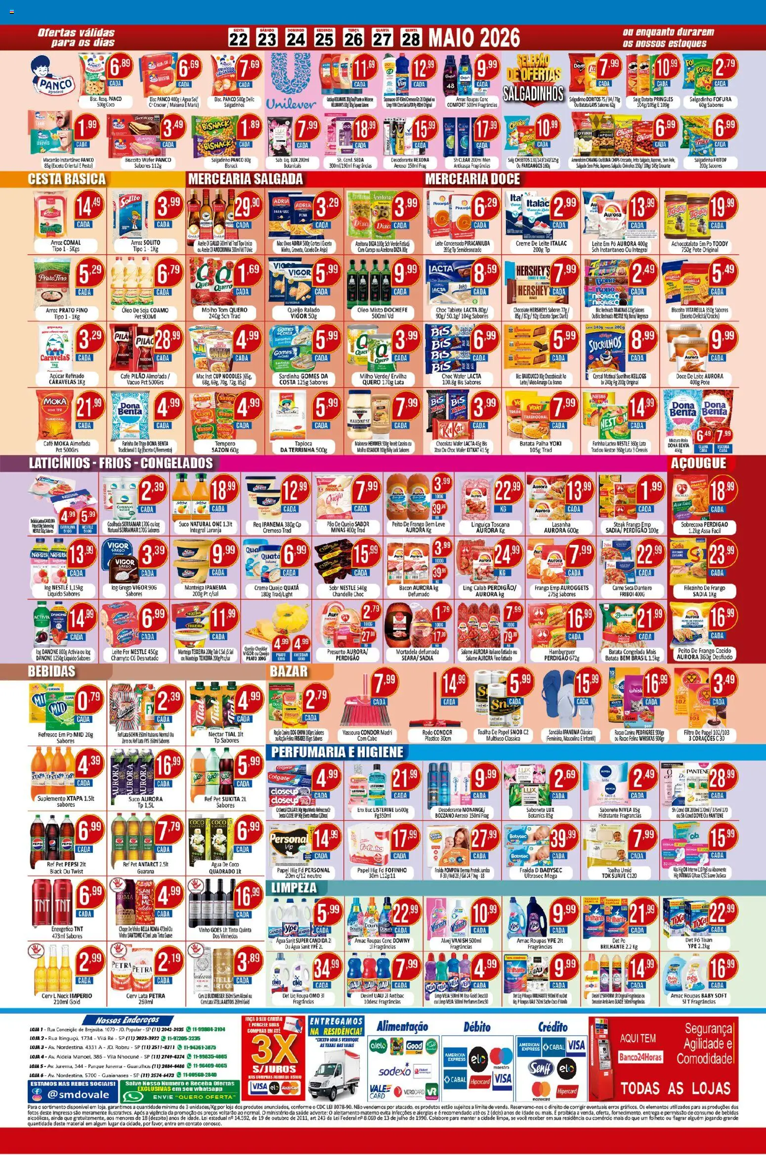 Dovale Folheto - válido de 22.05.2026 | Página: 2 | Produtos: Pão, Leite condensado, Leite em pó, Pão de queijo