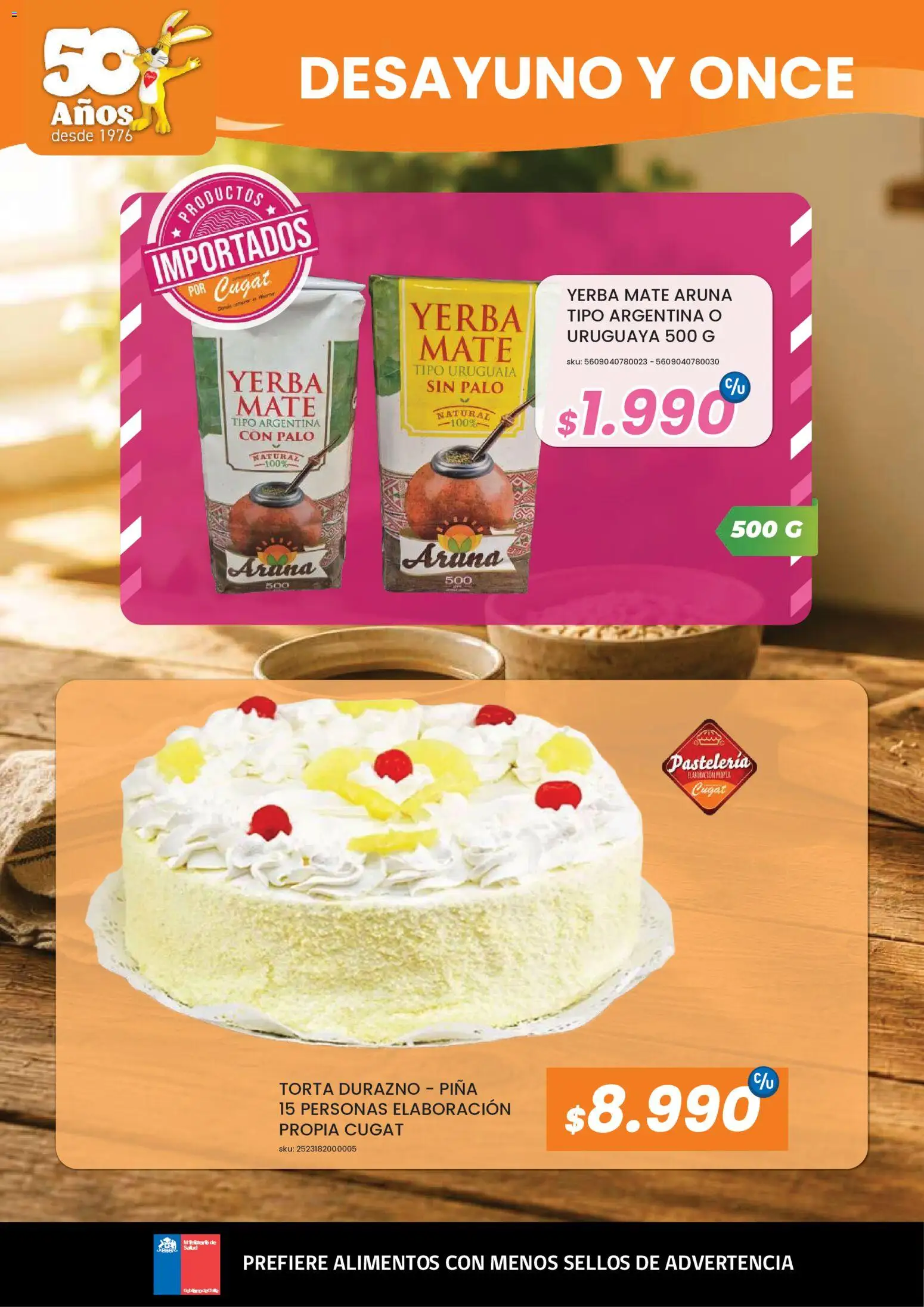 Cugat Ofertas  │ válido desde el 15.05.2026 | Página: 12 | Productos: Torta, Mate, Yerba, Durazno