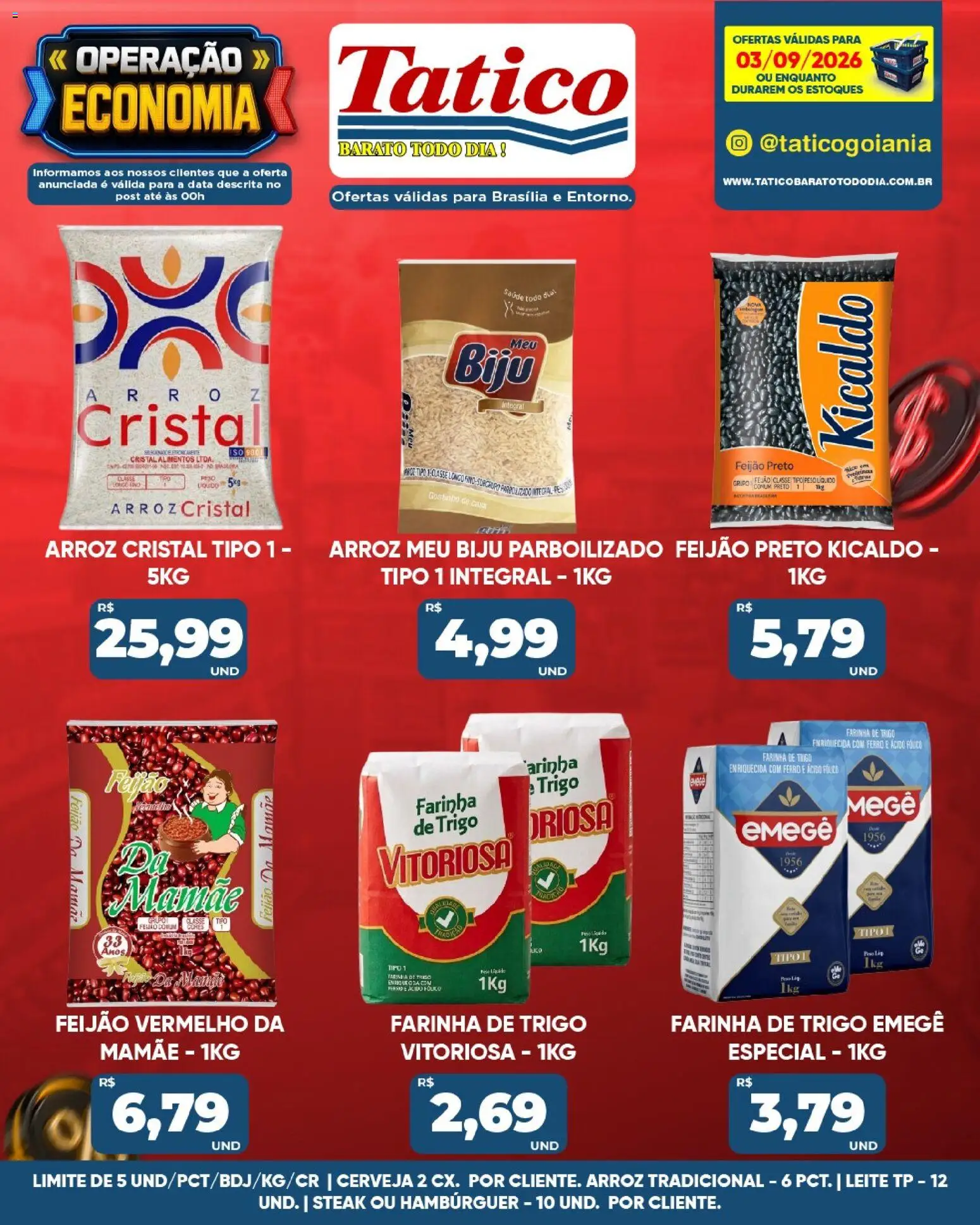 Tatico Folheto - válido de 03/09/2026 | Página: 15 | Produtos: Ferro, Steak, Leite, Hambúrguer