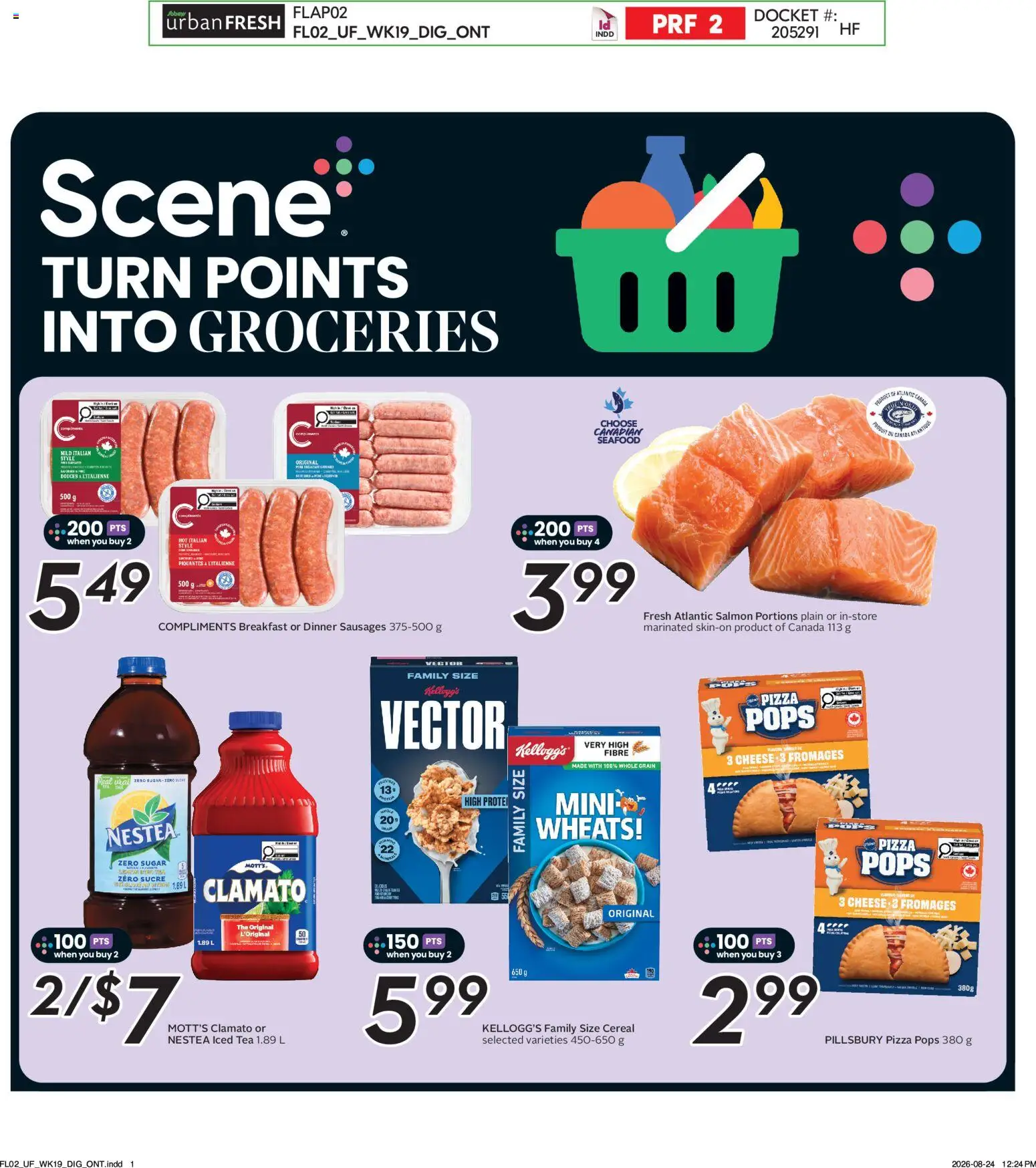 Sobeys flyer valid from Sep 3, 2026 | Page: 3 | Products: Iced tea, Seafood, Sugar, Sausages