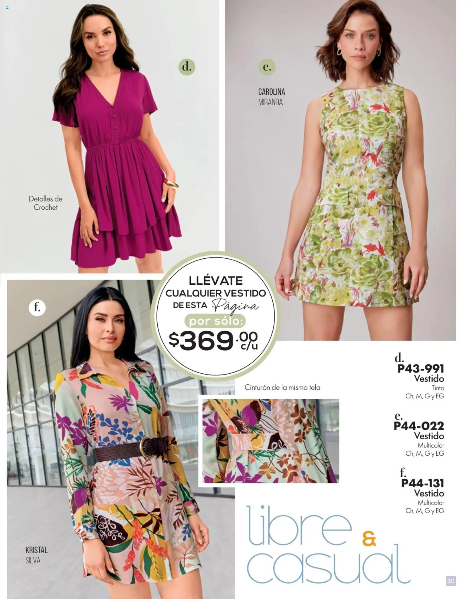 Nuevas ofertas de Cklass válidas en toda la República Mexicana desde el 15.06.2026. ¡Encuentra las mejores ofertas en Cklass catálogo Verano! | Página: 31 | Productos: Cinturón, Vestido