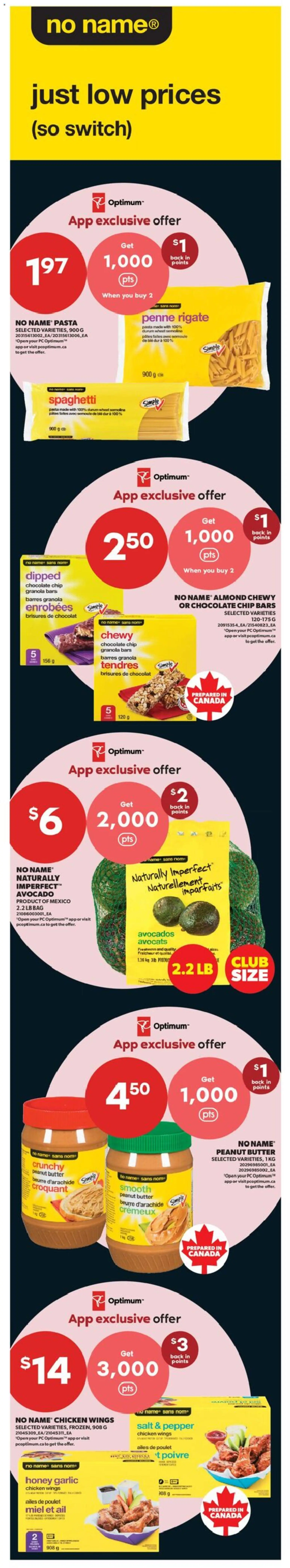 Real Canadian Superstore flyer valid from Jul 16, 2026 | Page: 1 | Products: Chicken wings, PC, Semolina, Salt