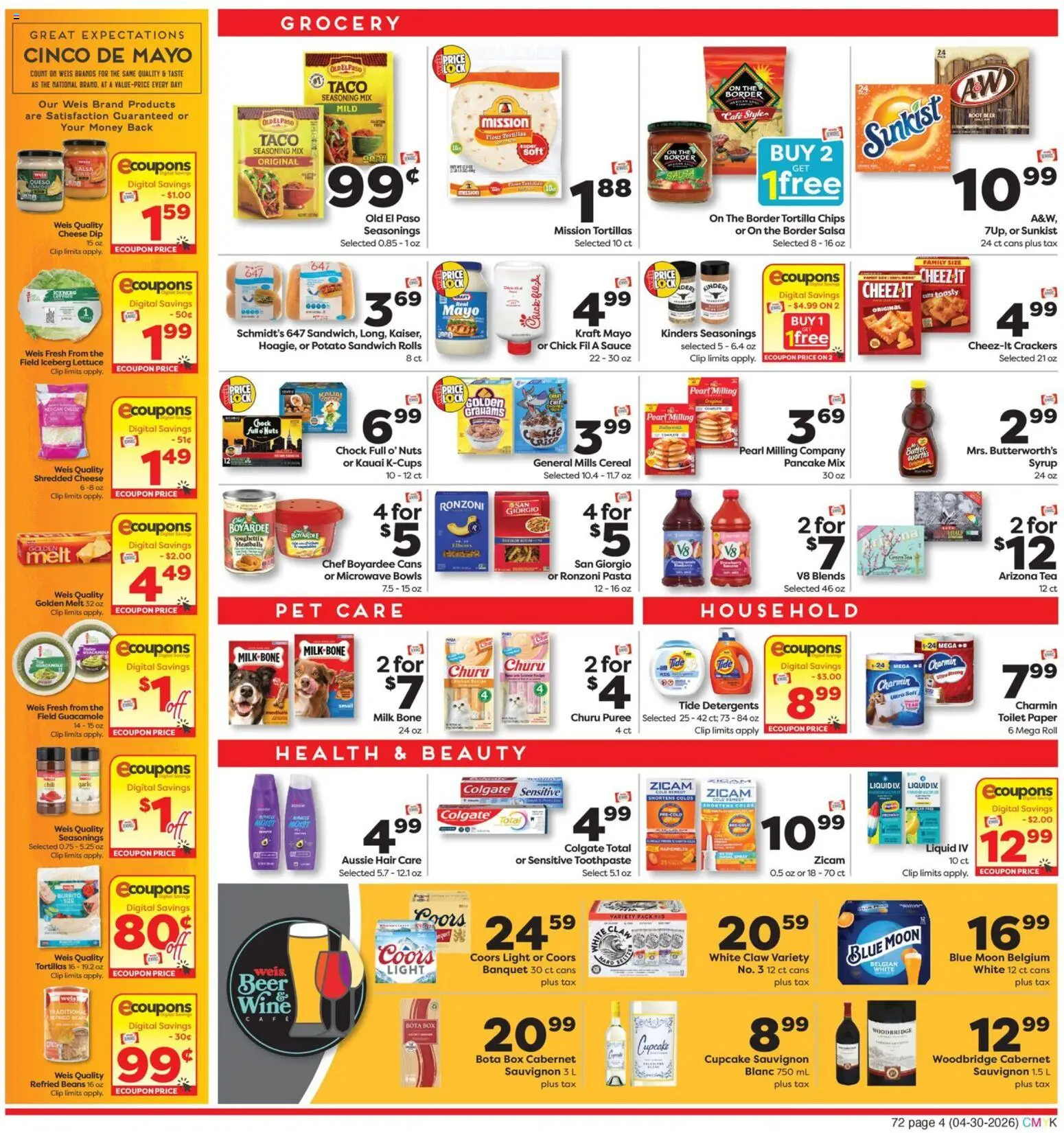 Weis Weekly Circular - WV - valid from 30.04.2026 | Page: 4