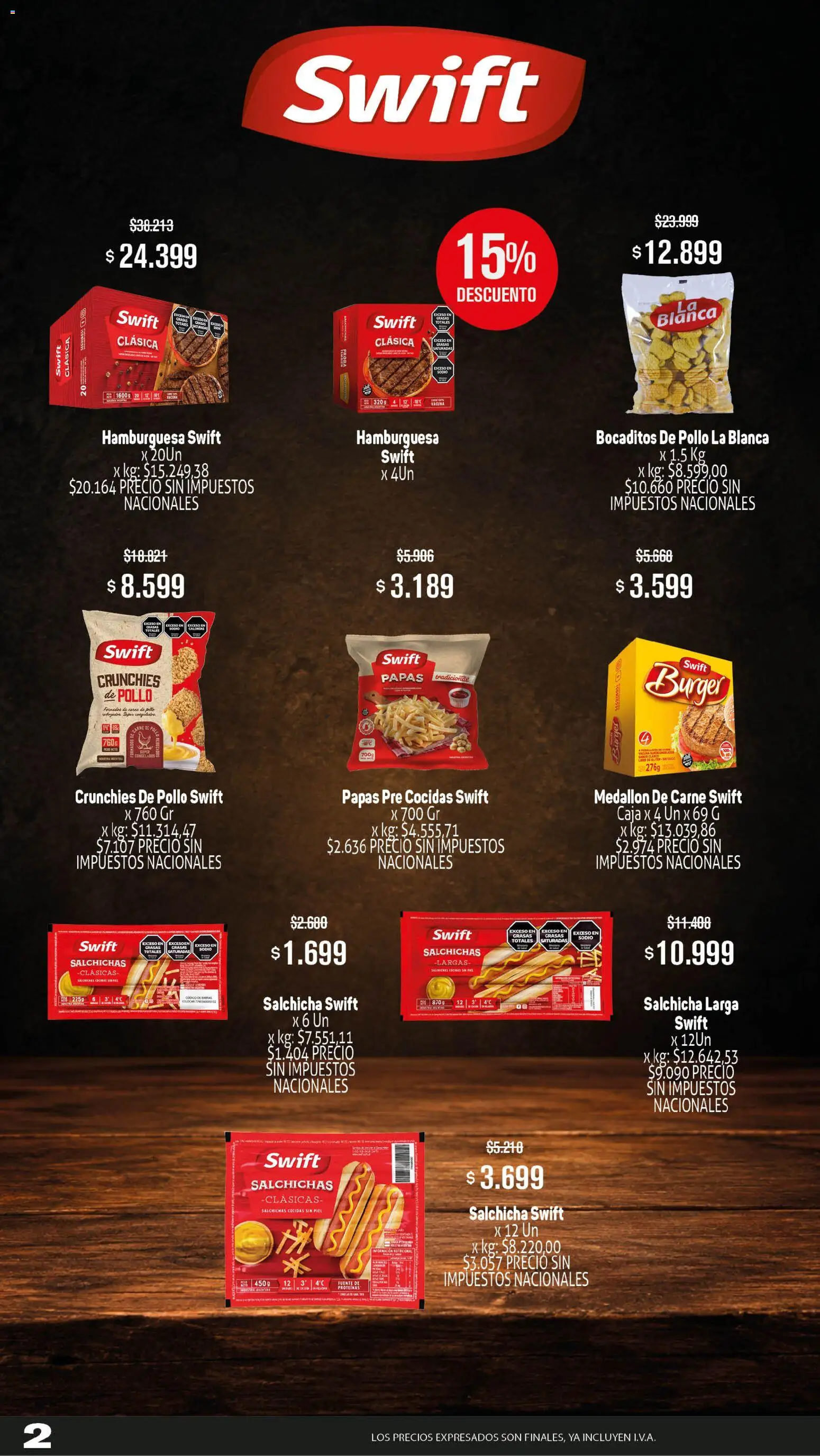 Makro - Ofertas especiales │ válido desde el 24/09/2026 | Página: 2 | Productos: Caja, Carne, Salchicha, Hamburguesa