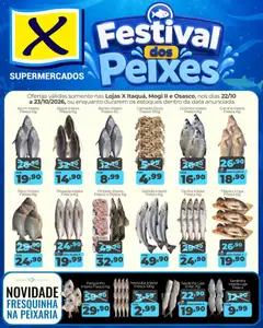 X Supermercados ofertas Festival dos Peixes - Pré-Visualização do folheto da loja X Supermercados, válido de 22/10/2026