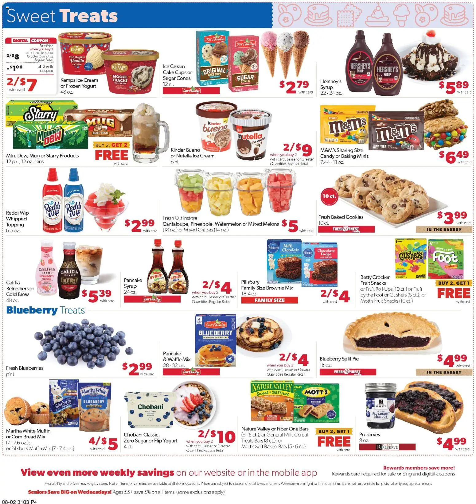 Family Fare Weekly Ad - ND - valid from 08/02/2026 | Page: 4 | Products: Nutella, Beer, Cream, Vanilla