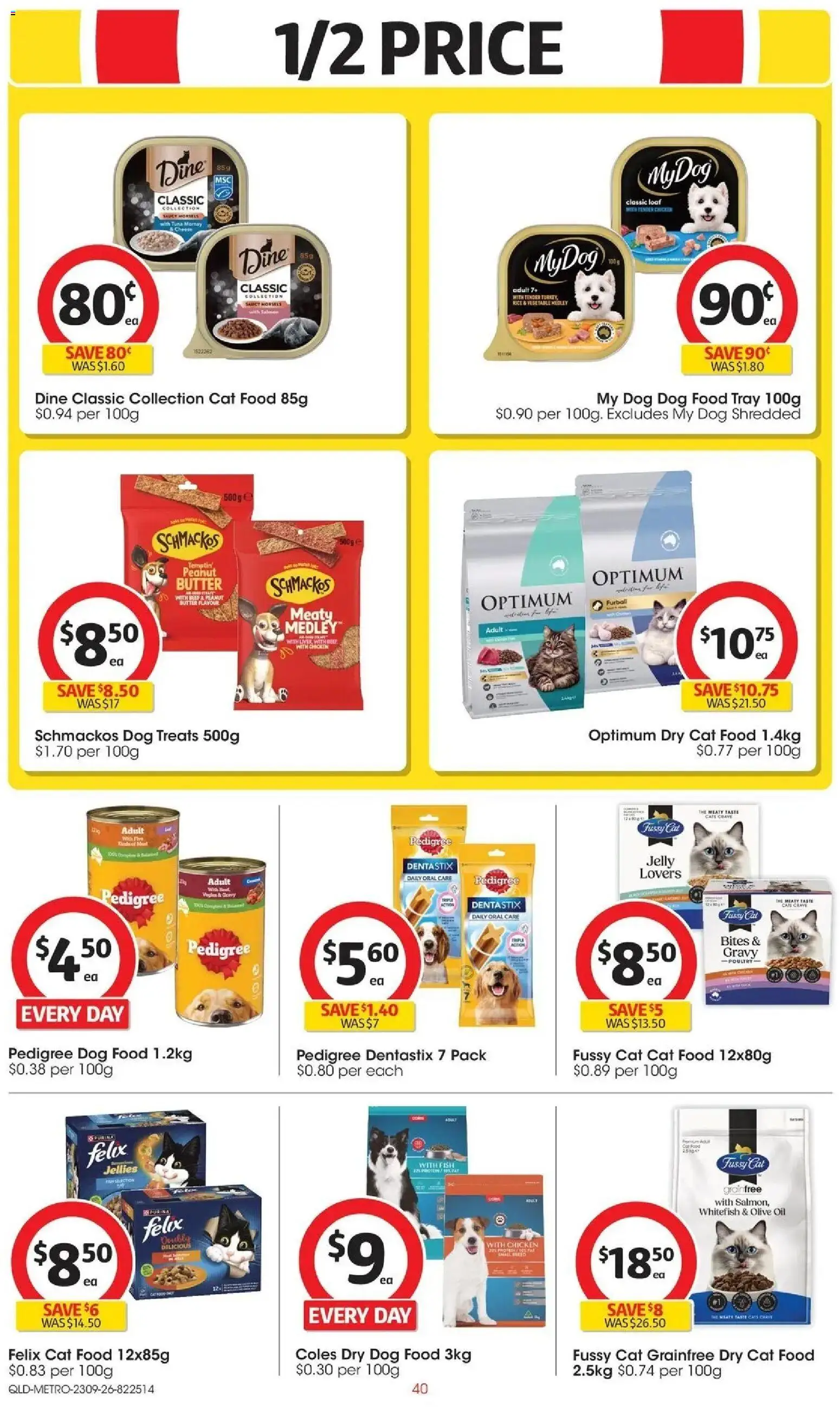 ﻿Coles catalogue valid from 23/09/2026 > Online Australia | Page: 40 | Products: Butter, Cheese, Beef, Dog food