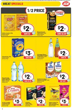 Preview of IGA catalogue SA - valid from 29/07/2026 | Page: 2 | Products: Milk, Ginger, Chips, Fan