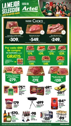 Vista previa de Arteli folleto Carnes & Cortes, nuevo folleto de la tienda, válido en México a partir del 29.05.2026