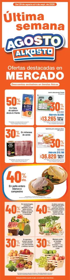 Alkosto catálogo MERCADO -  Vista previa de la revista de la tienda Alkosto valido desde el 29/08/2026