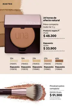Vista previa Catálogo Natura Ciclo 10 válido desde el 30/06/2026 | Página: 137 | Productos: Polvo, Pincel, Polvo compacto