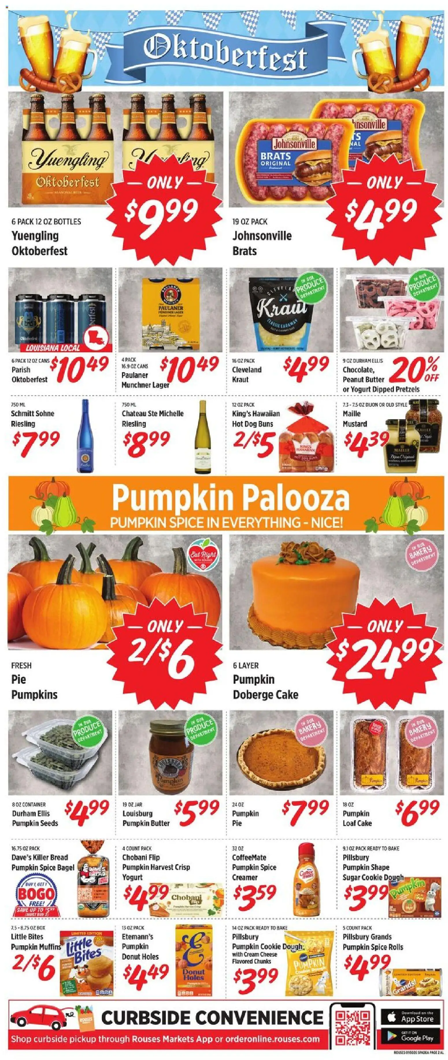 Rouses Weekly Ad - valid from 09/30/2026 | Page: 7 | Products: Cake, Peanut butter, Donut, Dough