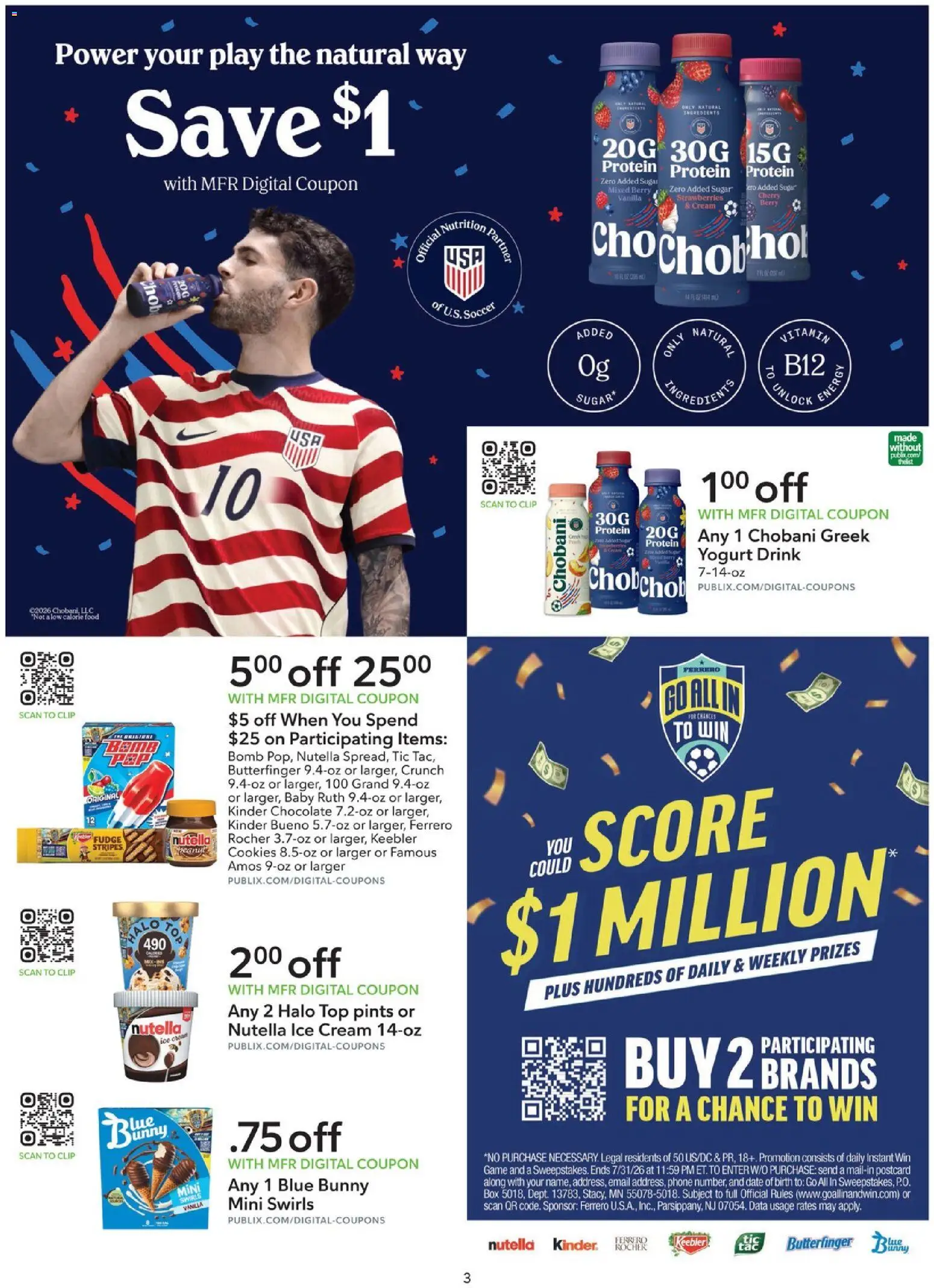 Publix - Leaflet - valid from 13.06.2026 | Page: 3 | Products: Vitamin, Yogurt, Cream, Phone
